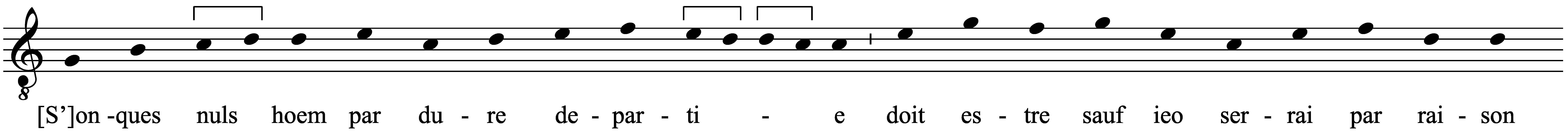 Work musical notation